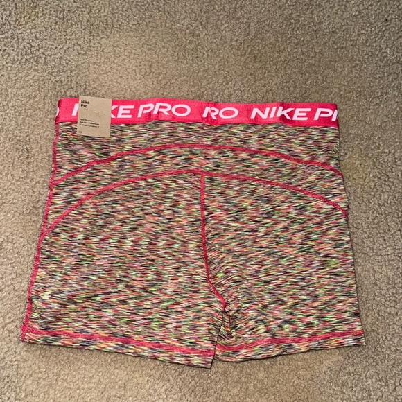 Nike Pro 3" Pink Shorts - Size Large - Picture 3 of 5